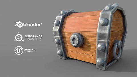 Baú estilizado para games com Blender, Substance e Unreal