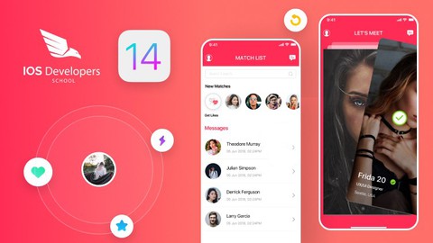 iOS14 Tinder like Dating application with Firebase & Swift