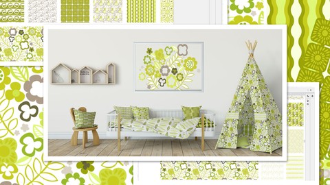 Simple, Quick Retro Floral Coordinates - Adobe Illustrator