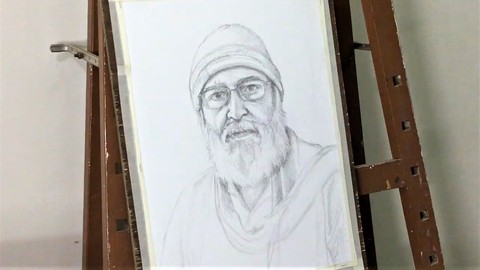 Realistic portrait pencil drawing Pencil Sketch