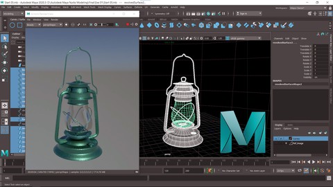 Autodesk Maya 2020.2 NURBS Modelling Techniques