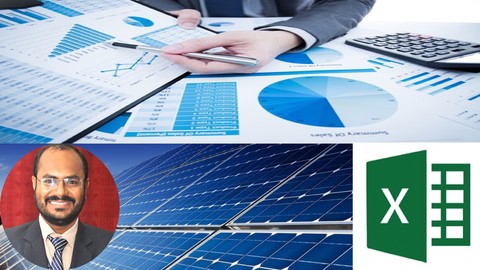 Financial Modeling of Solar Plant in Premium Excel Sheets