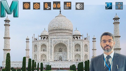 Taj Mahal Architectural Modelling & Texturing in High Res.