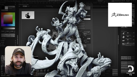 Sculpt Characters for Collectibles using Zbrush
