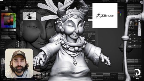Sculpting Stilized Characters For Videogames | Zbrush 2020