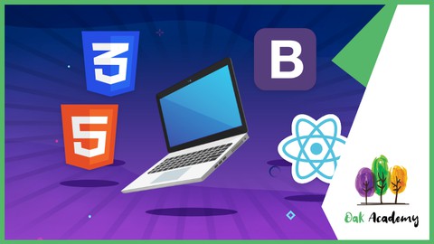 Full Stack Web Development HTML, CSS, Bootstrap and React JS