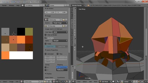 Blender Game Character Modelling (Anatomy Low Poly) Course
