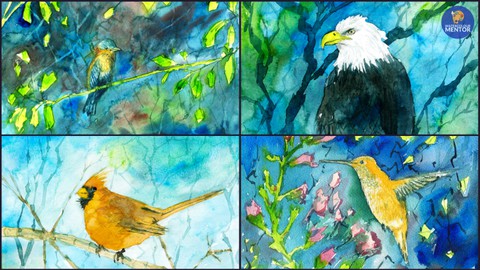 Learn Loose Watercolors - Painting Watercolor Birds