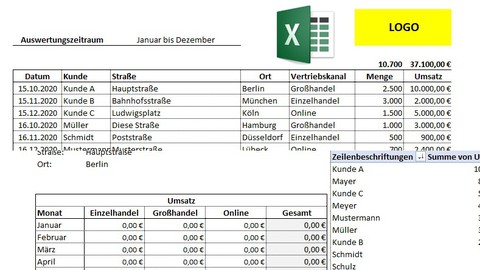 Kundencontrolling mit Excel für Anfänger