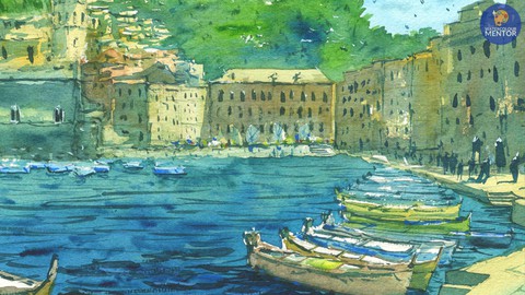 Cinque Terre in Watercolor: Complexity to Loose Painting