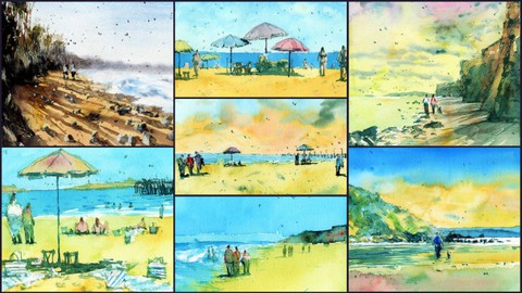 Watercolor Essentials: Painting Beaches and Oceans