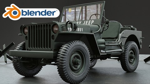 Blender: Create Jeep Willys MB 1942 From Start To Finish