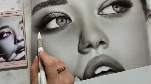 Pencil Drawing : Ultimate Hyper Realistic Portrait Drawing