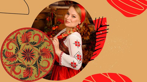 Russian Mandalas - Folk Art Acrylic Painting for Beginners