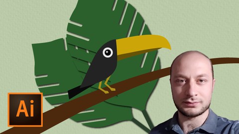 Create Toucan in Illustrator from Sketch