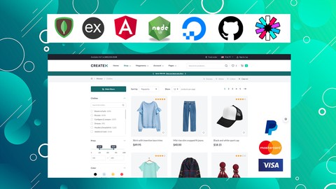 Crea una tienda online profesional, Ecommerce con MEAN STACK
