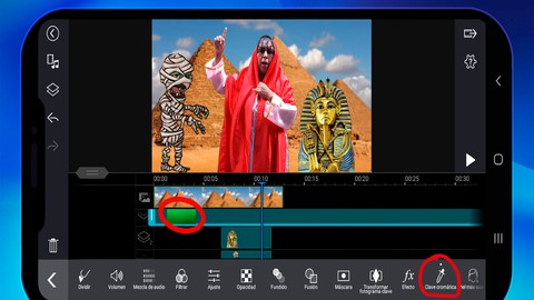 Edición de video con celular PowerDirector basico