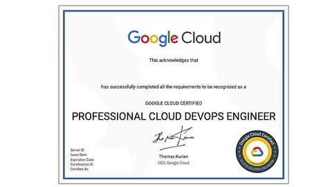 Professional Cloud DevOps Engineer (GCP) Certification Q&A