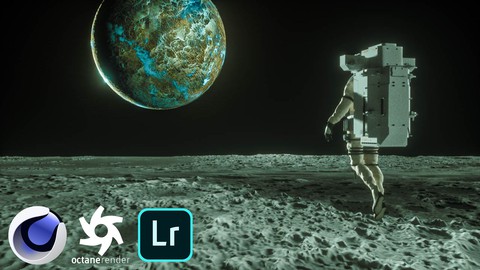 Creating Sci-Fi Space Scene in Cinema 4D with Octane