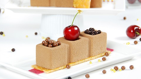 Plated Desserts Made Simple #2: Chocolate Cherry Mousse Bar