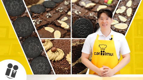 Cara Membuat Variasi Topping Brownies dan Birthday Cake