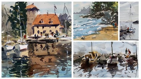 How to Paint Water With Watercolors