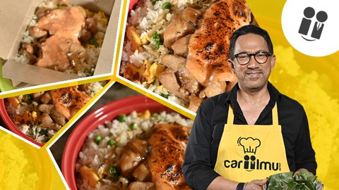 Membuat Nasi Gurih Chicken Teriyaki Mentai & Thai Iced Tea