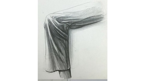 Charcoal Fabric Drawing and Toning Course in Fashion Design