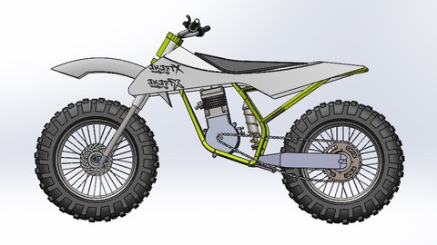 Aprende Solidworks diseñando una moto
