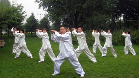 Jiping Tai Chi Cudgel Knocking Skill for Fitness