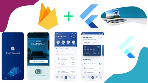 Flutter applications course with firebase
