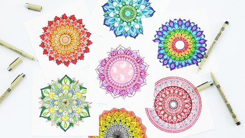 Learn Painting Dot Mandala Art & Cherry Blossom Dot Art