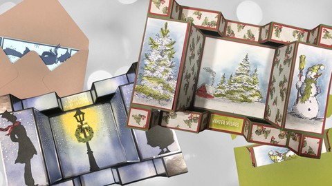 Dimensional Christmas Card & Custom Envelope Class