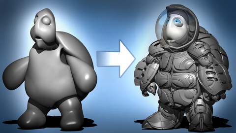 NEW! Zbrush Hard Surface Sculpting Beginner to Advance