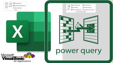 Excel Macros VBA + Power Query (2 in 1 course)