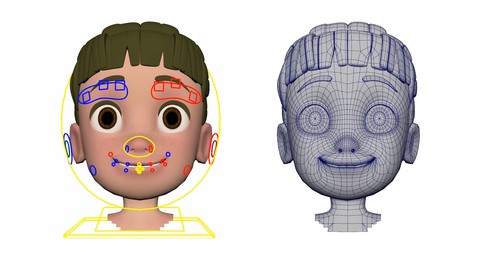 Rig facial para animación en Maya