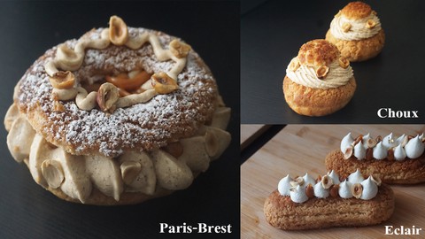 Ultimate Tasty French Pastry Choux, Paris-Brest, and Eclair