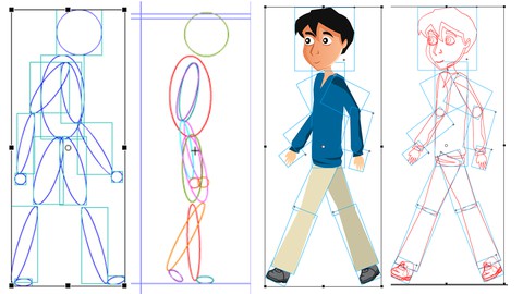 Introduction to Cartoon Walk cycle Animation: Adobe Animate