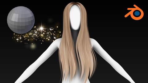3D LONG HAIRSTYLES COURSE for Blender 2.79