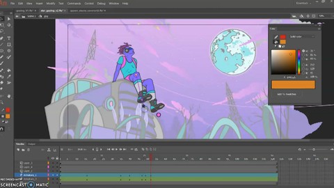 Beginner's guide to master Adobe Animate (animation course)