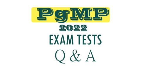 PgMP Practice Exams Training 2022