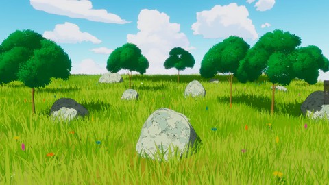 Make Stylized Grass by using Blender and Unity