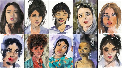 Watercolour Portraiture Essentials: Painting Skin Tones