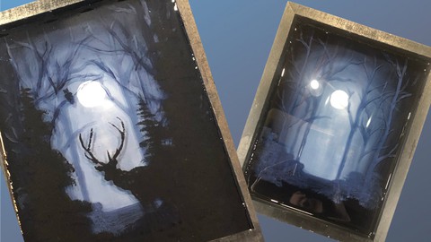 Moonlit Forest Acrylic & Resin Class