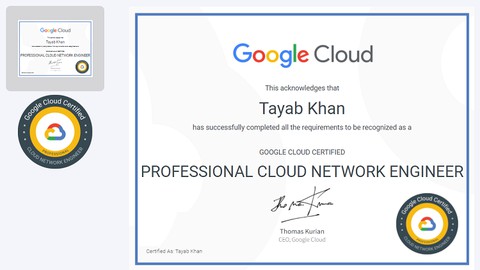 Professional Cloud Network Engineer Google Cloud GCP