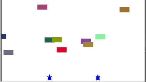 Python Course - Doing Crossing Road Game with Turtle Module