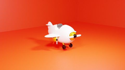 Designing 3D Plane model for NFT and METAVERSE Projects