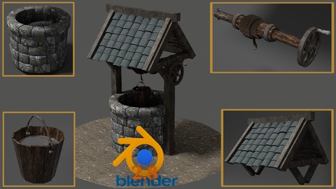 【한글자막】 블렌더 첫 3D 게임 모델 만들기
