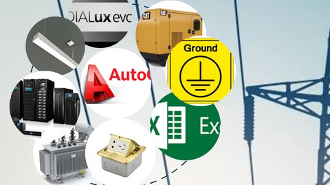 Electrical Power Distribution With,AutoCAD,Excel,DIALUX EVO