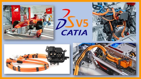 Catia V5 - Electric Vehicle High Voltage Harness Design